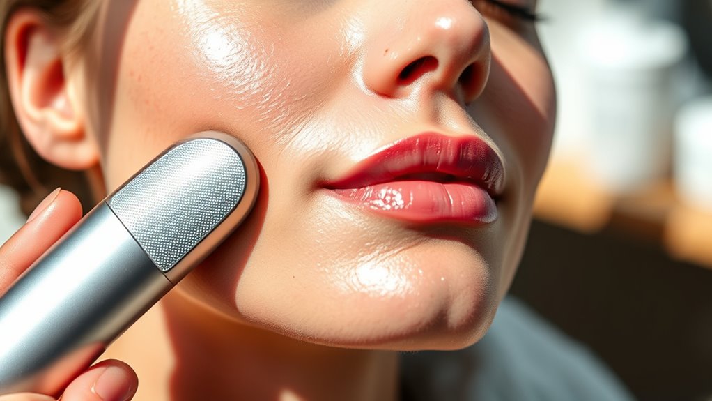 adjust frequency based on skin