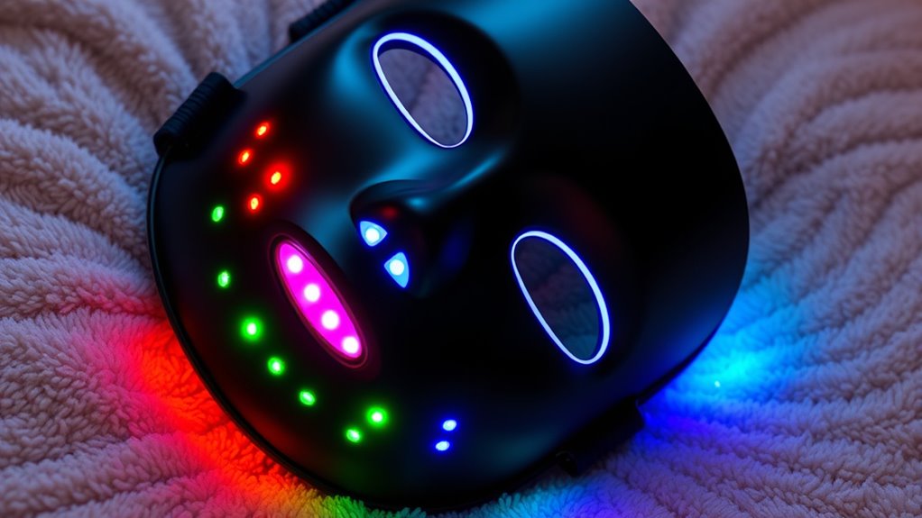 adjustable led masks for glow