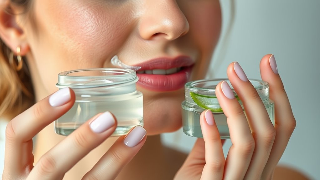 aloe vera soothes redness