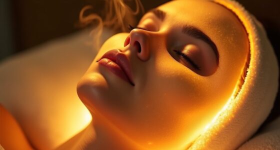 apply warm mask gently