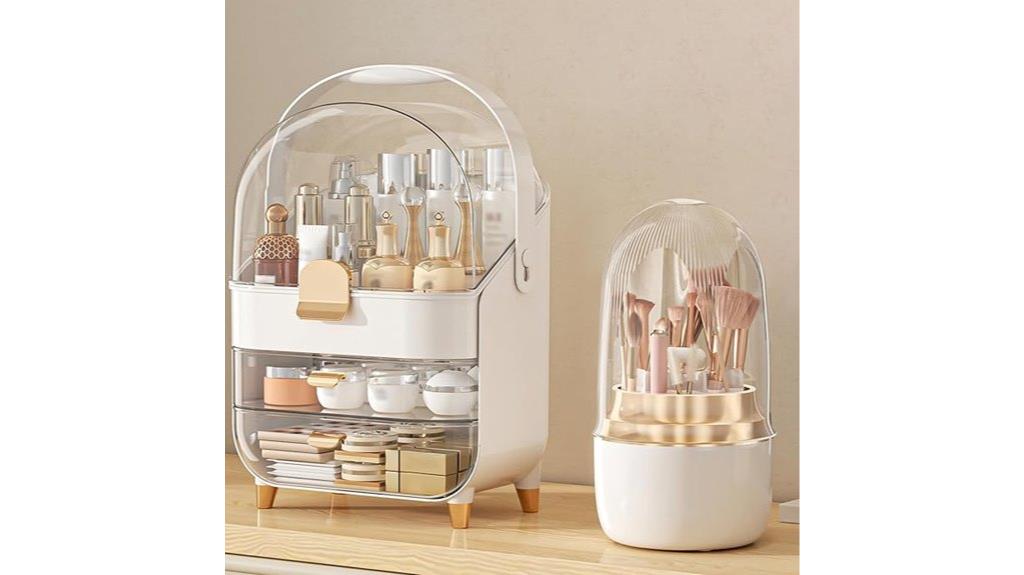 bathroom counter makeup organizer