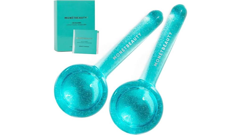 blue face ice globes