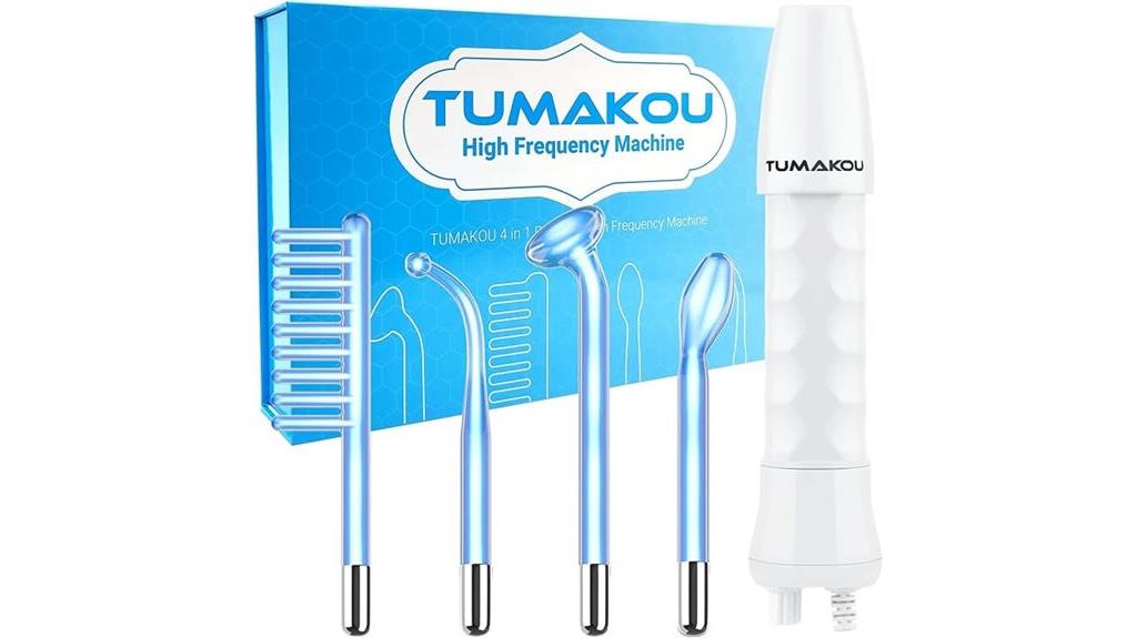 blue glass high frequency wand