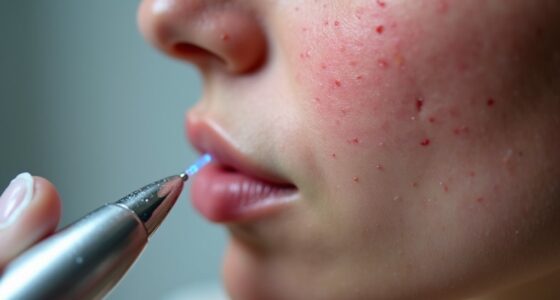 caution with cryo rosacea
