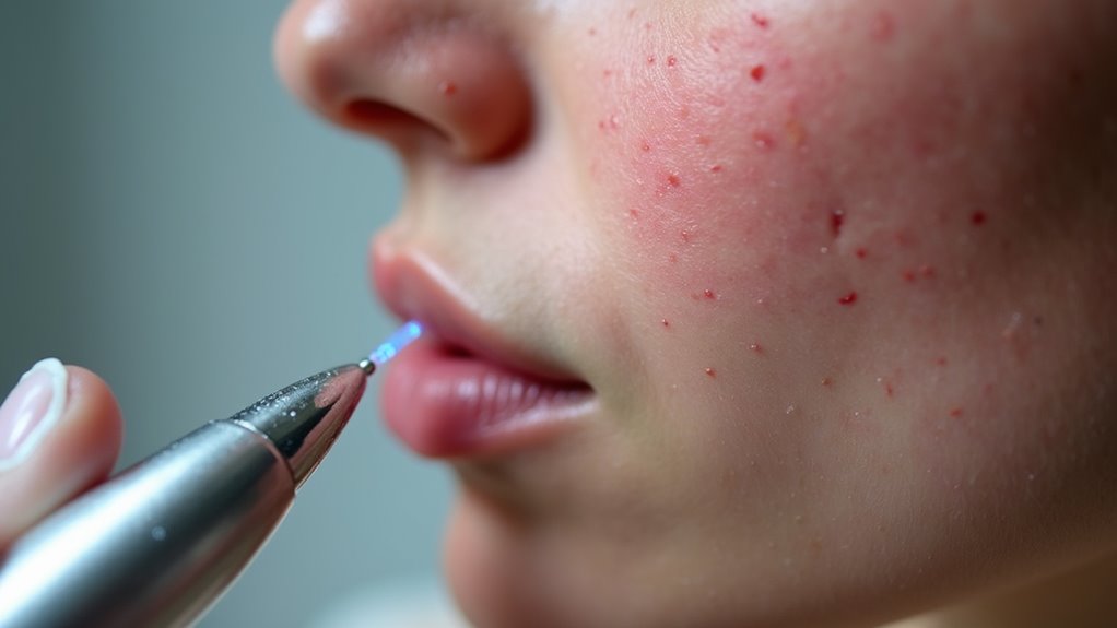 caution with cryo rosacea