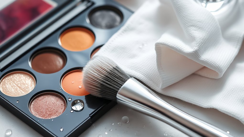 clean tools protect skin