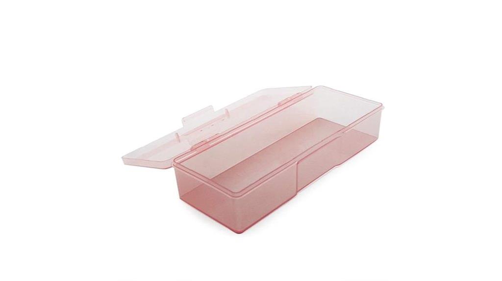 clear nail art organizer