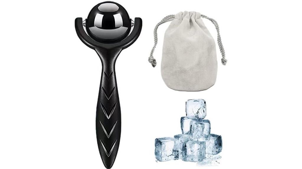 cold face massage balls