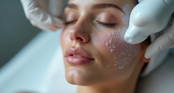 cold therapy reduces pore size