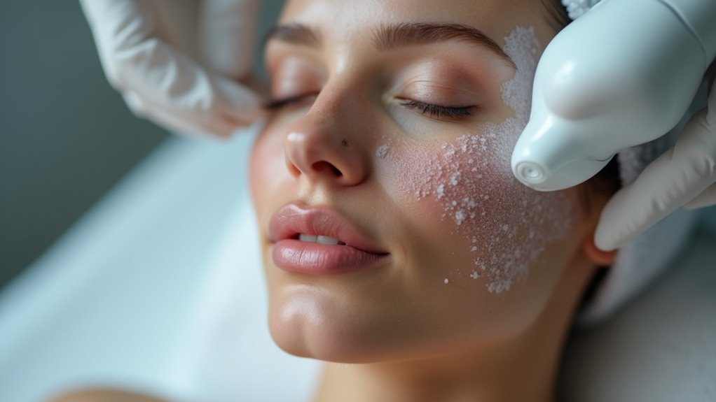 cold therapy reduces pore size