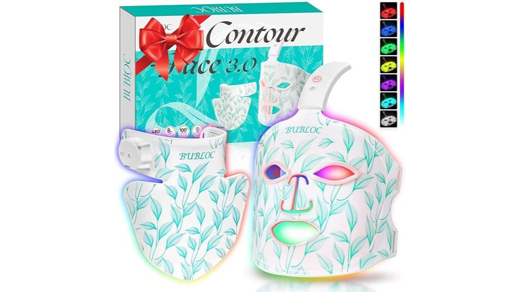 colorful face neck mask