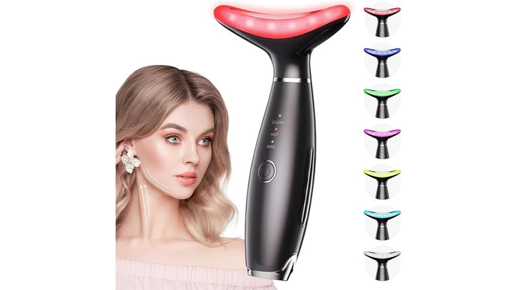 colorful face neck massager