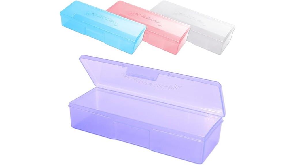 colorful nail storage set
