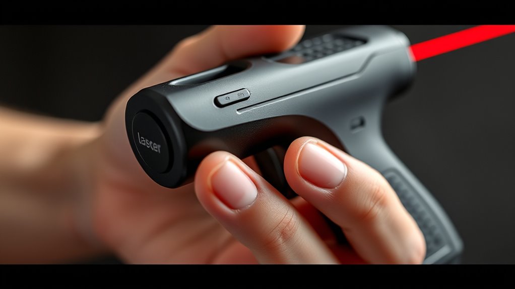 comfortable ergonomic laser device