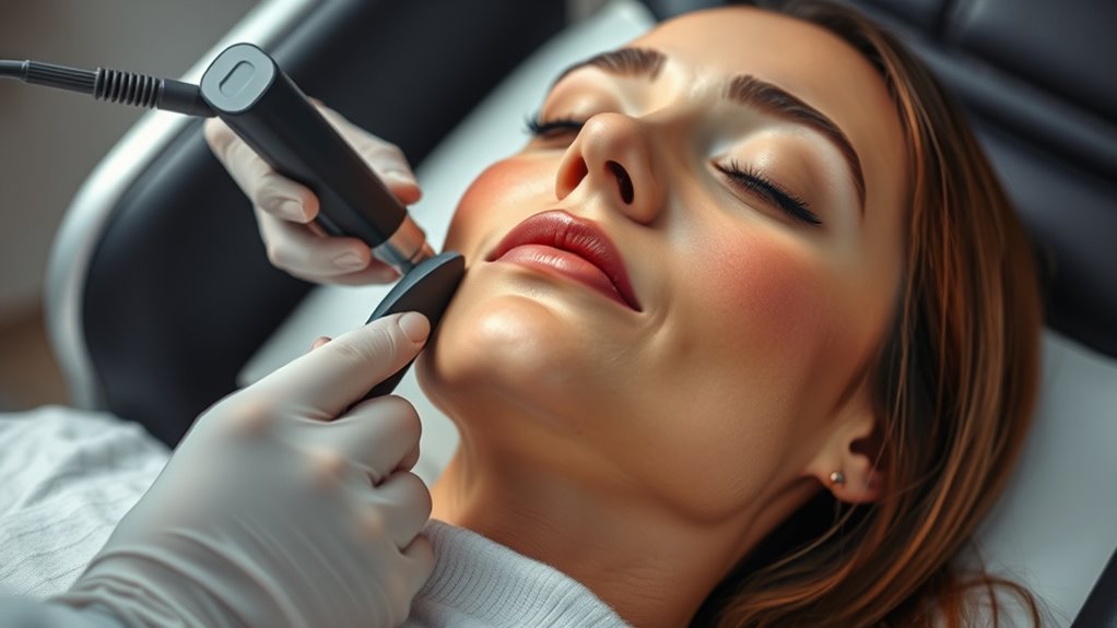 comfortable rf treatment session