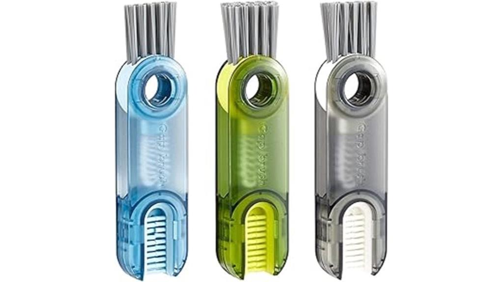 compact multi purpose brush set