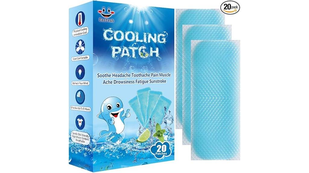 cooling fever relief patches