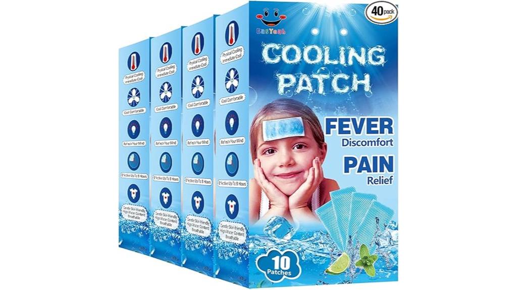 cooling fever relief patches