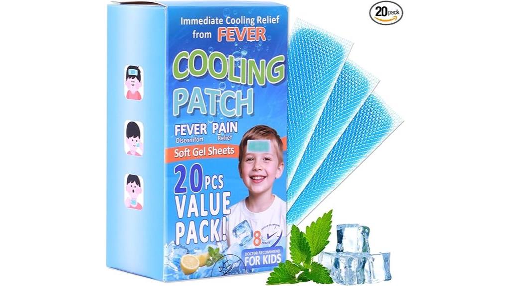 cooling gel patches pack
