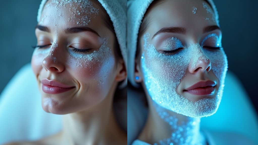 cooling skincare treatment comparison