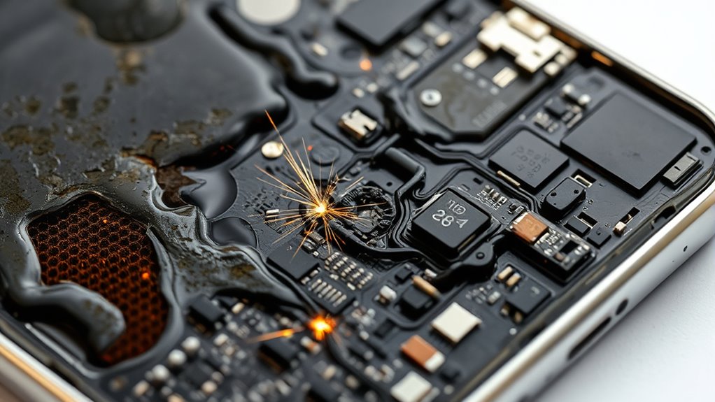 detect device damage signs