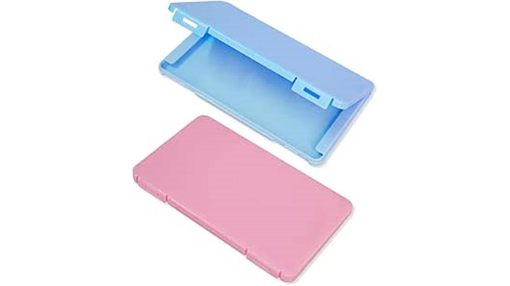 dual mask storage boxes