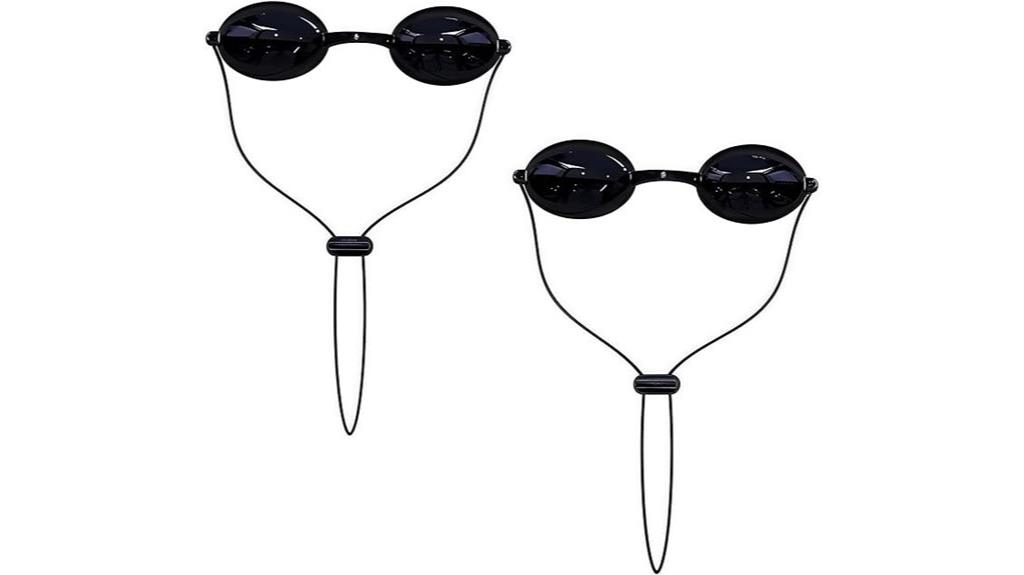 dual red light safety goggles