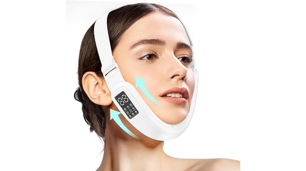 eight mode chin toning device