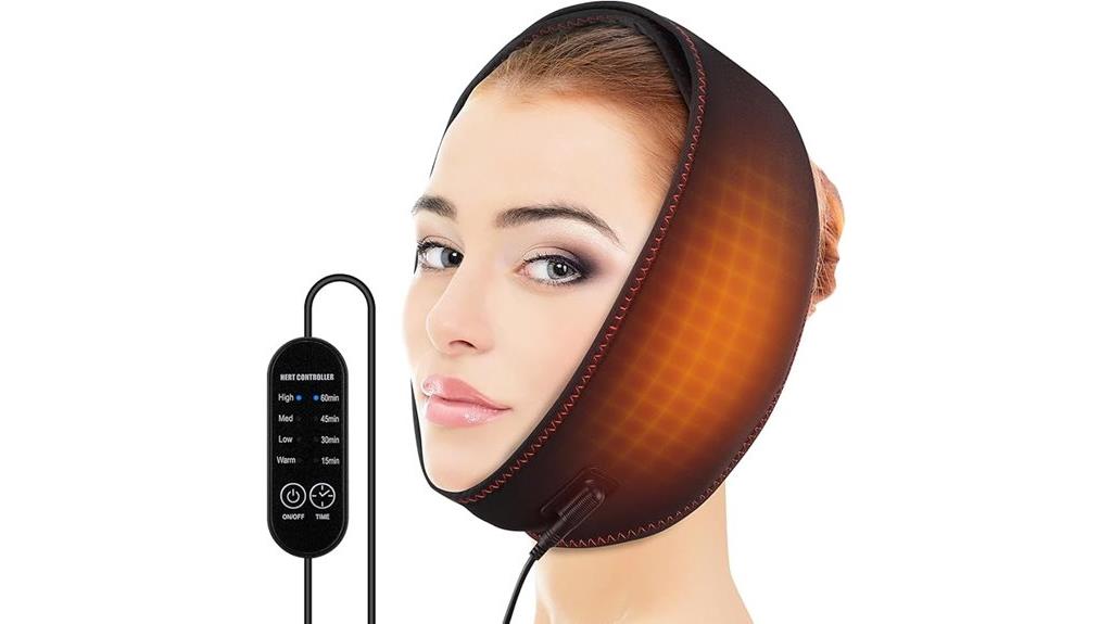 face and jaw heating pad