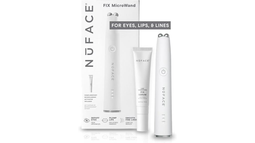 facial device with serum