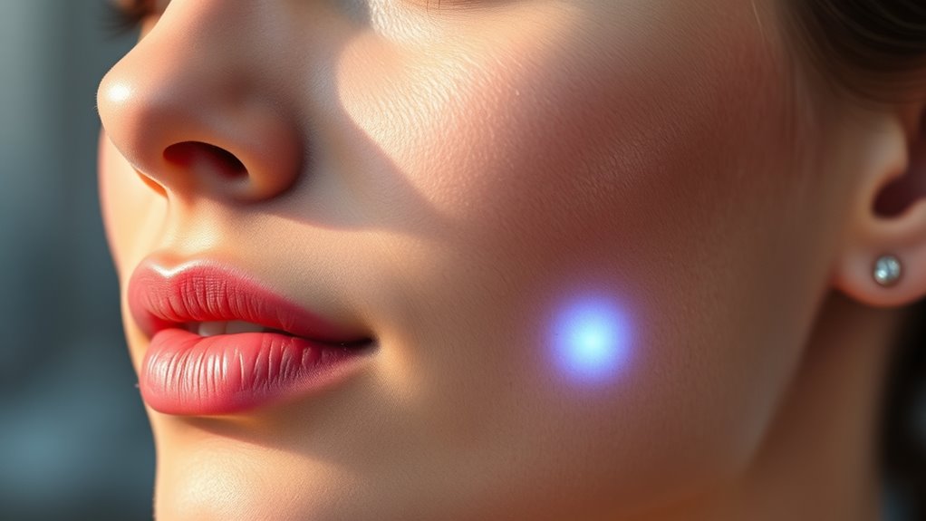 facial muscles lifted naturally