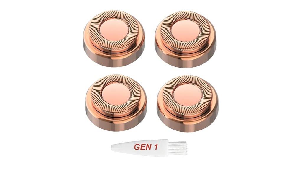 four pack flawless razor heads