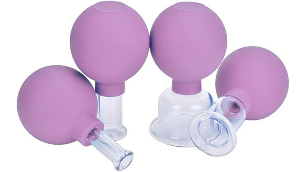 glass facial cupping set