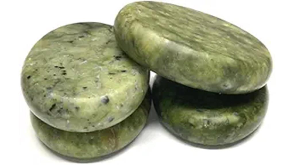 green jade massage stones