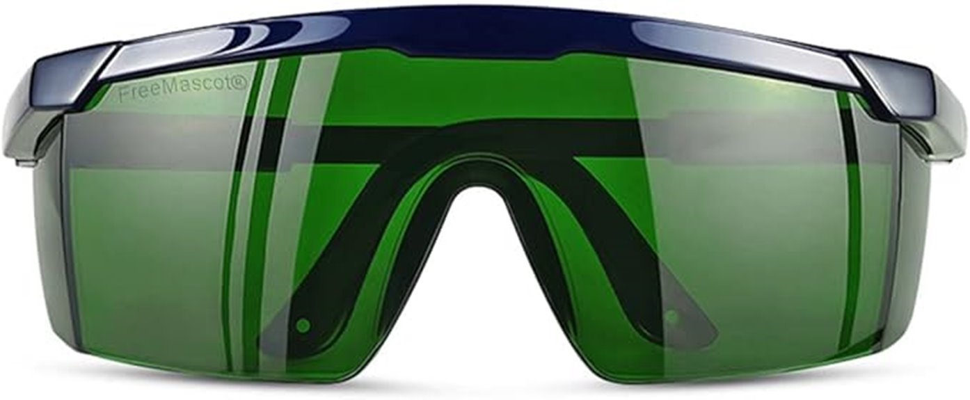 green laser safety glasses