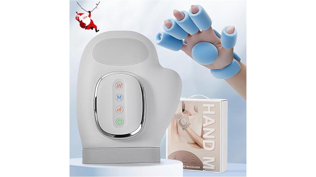 hand heat compression massager