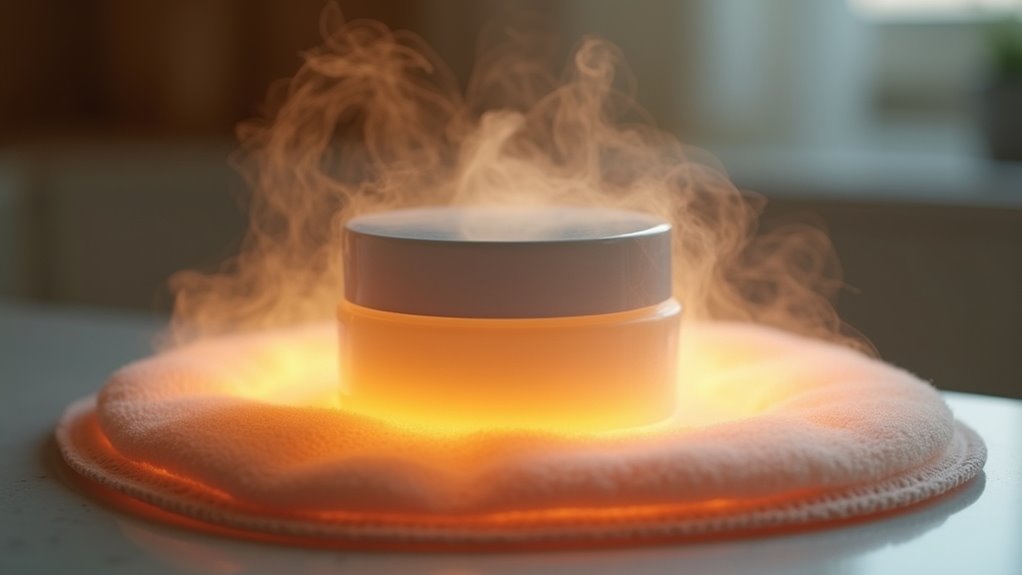 heat enhances product absorption