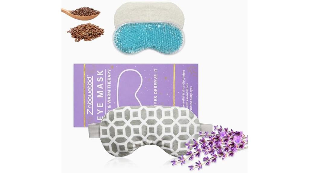 heated ice eye mask