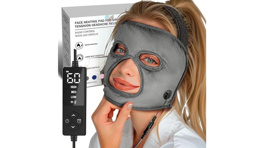 heated mask for pain