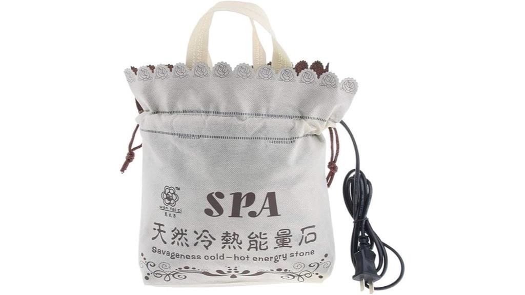 heated massage stone set