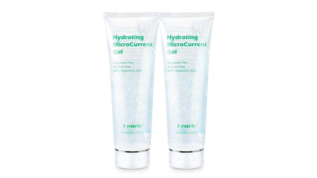 hydrating gel for microcurrent