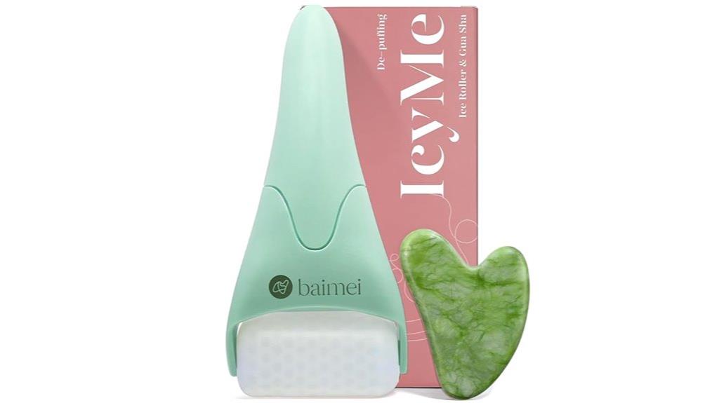 icy cryotherapy facial tools