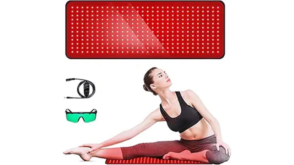 large body red light pad