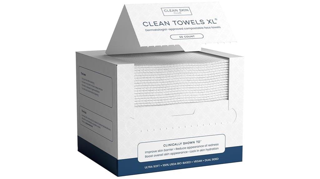 large disposable face towels