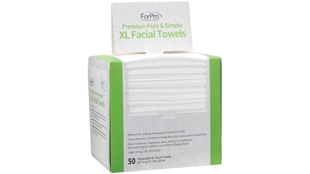 large pack of facial towels