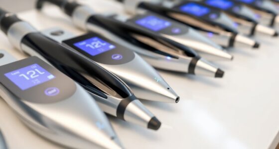 laser devices with skin sensors