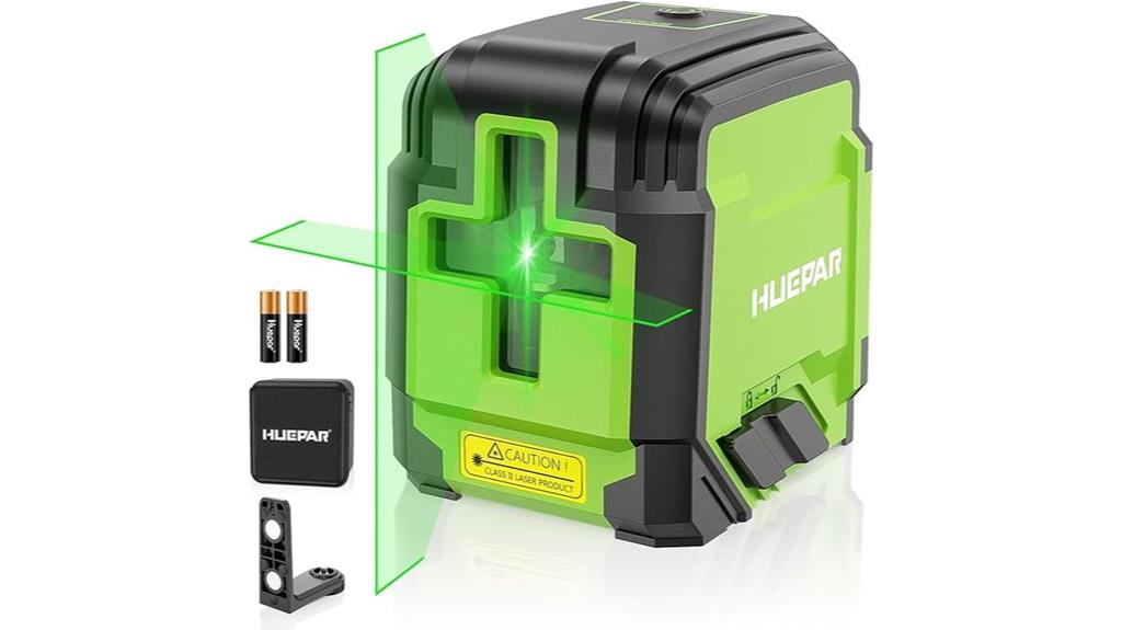 laser level with accessories