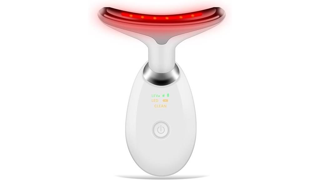 led face neck massager
