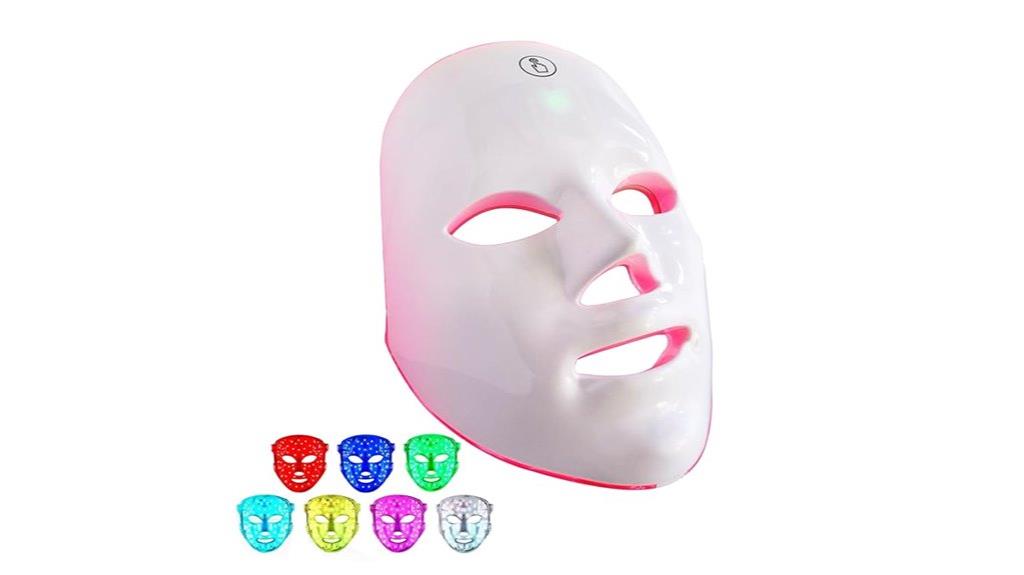 led facial red light mask