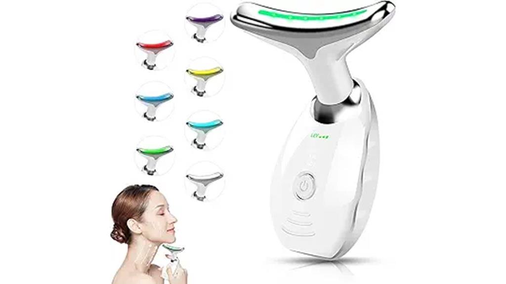 led facial skin massager